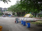 2４月２４日、幼稚園保育料補助が充実している東京都江戸川区立幼稚園を視察しました