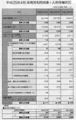 2013年度保育所入所状況